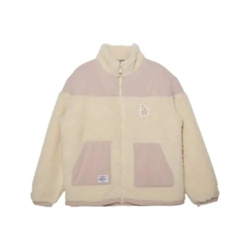 New Era x MLB Base Logo Вельветовая куртка унисекс розового цвета