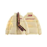 Бежевый, белый, красный