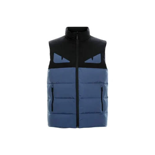 Fendi Синий Мужской Пуховый жилет