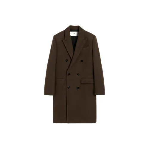 AMIPARIS Пальто Мужское Темно-Кофейное