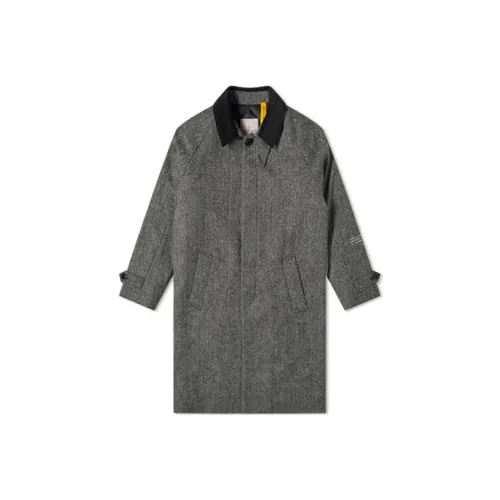 MONCLER GENIUS Серый Мужской Пальто