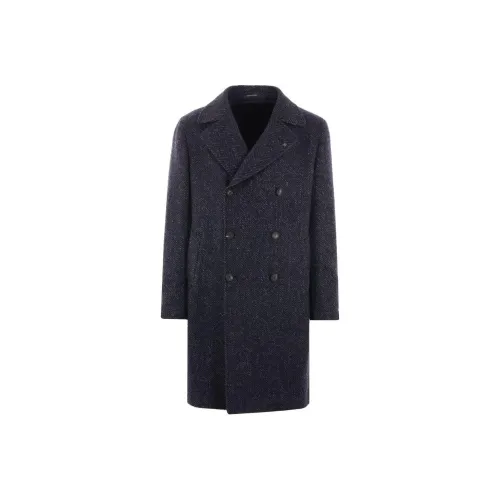 Tagliatore FW24 Пальто Мужское Морской Синий