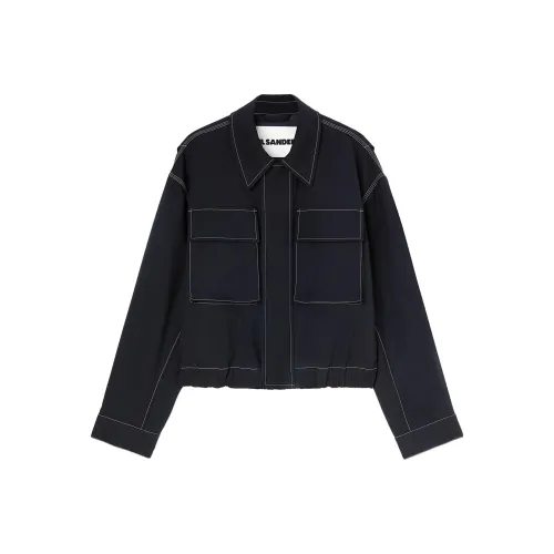 JIL SANDER Midnight Blue Мужские Куртки