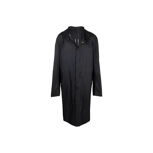 RICK OWENS совместное брендирование Черное мужское пальто
