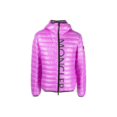 MONCLER Розовый Мужской Пуховик