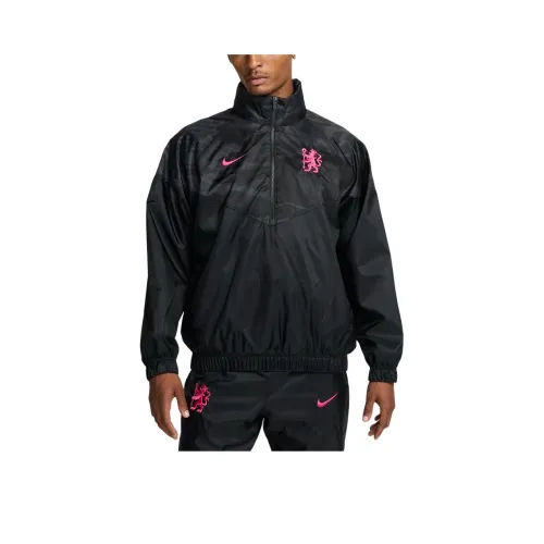 nike Футбол Anorak Куртки Пальто Мужской Черный