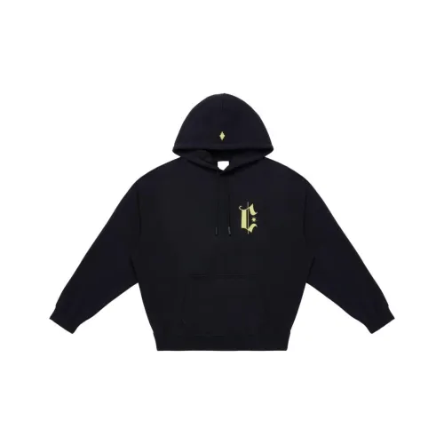 Marcelo Burlon COUNTY OF MILAN SS25 Толстовка Мужской Черный Светло-зеленый