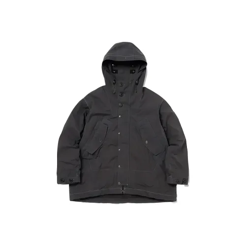 And wander Collaboration Темно-серый Мужские Куртки