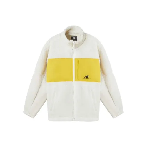 New Balance Желтый Белый Многоцветный Унисекс Бархатные Куртки