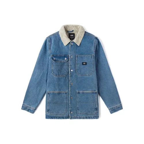 VANS Denim Jacket Unisex Gray Blue VANS Деним Куртка Унисекс Серый Синий