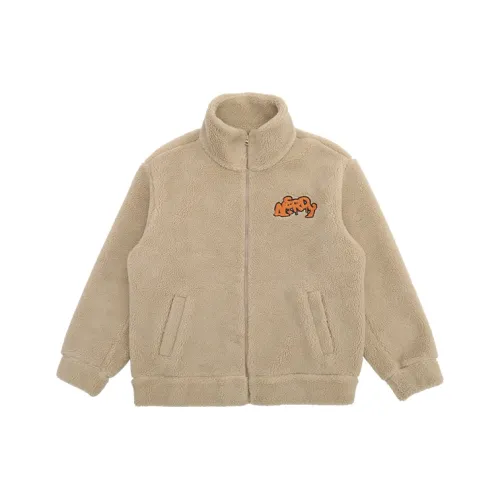 Nerdy Хаки Унисекс Бархатные Куртки