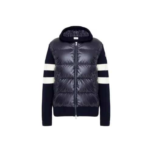 MONCLER Padded Corduroy Collection Пуховик Мужской Темно-синий