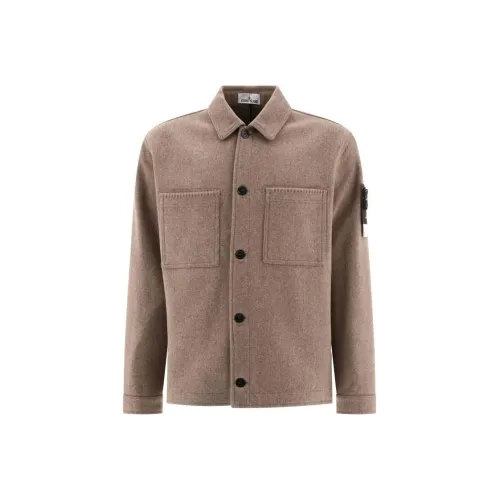 Stone Island Коричневый Мужской Куртки