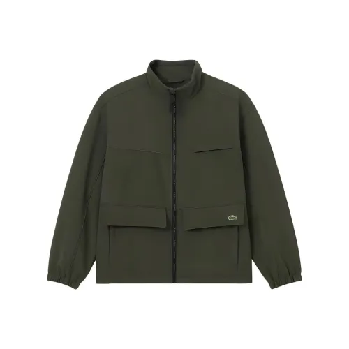 Lacoste Куртки и Пальто Мужские Коричневый Зеленый