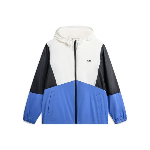 LINING Sports Trend Series Айвори & Multicolor Комбинация Мужская защита от солнца Одежда