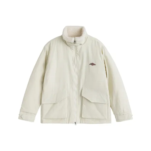 KXLFCHN Letter Solid Color Lapel Loose Fit Down Jacket Unisex KXLFCHN Буква Однотонный Отложной воротник Свободный крой Пуховая куртка Унисекс
