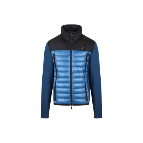 Moncler Down Jacket Men's Blue Black Монклер Пуховик Мужской Синий Черный
