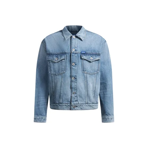 Hugo Boss FW24 Denim Jacket Men's Light Blue