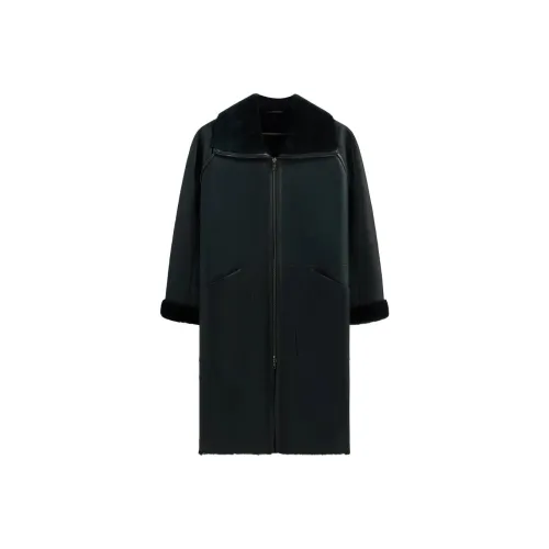 KITH x GIORGIO ARMANI FW24 Пальто Мужское Стадион Зеленый Цвет