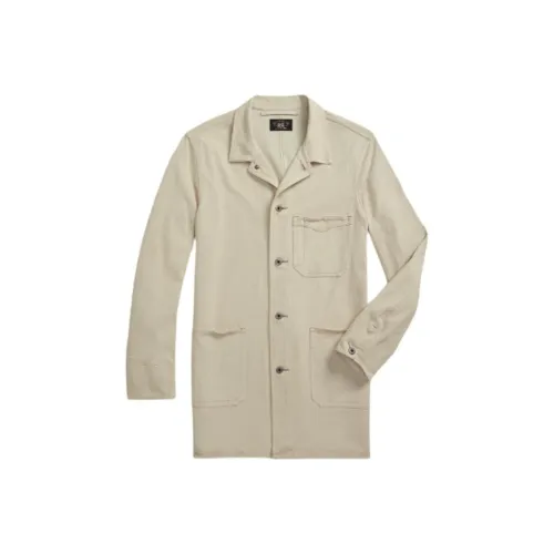 Double RL Серое Унисекс Пальто