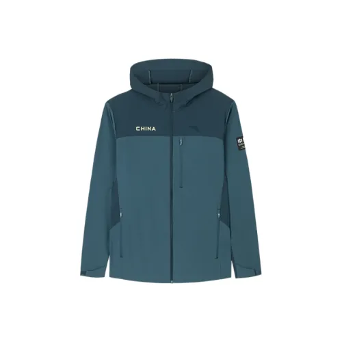 Anta Variety Тренировки Коллекция Куртки Пальто Мужской ENDURANCE Сосновый зеленый