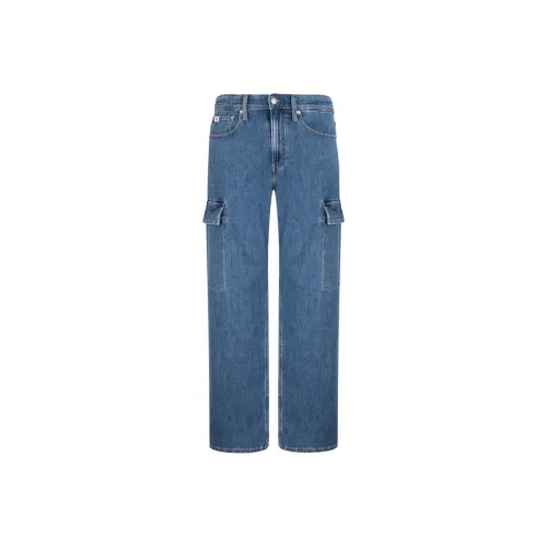 Calvin Klein SS24 серия 1A4 Джинсовый синий Мужские Джинсы