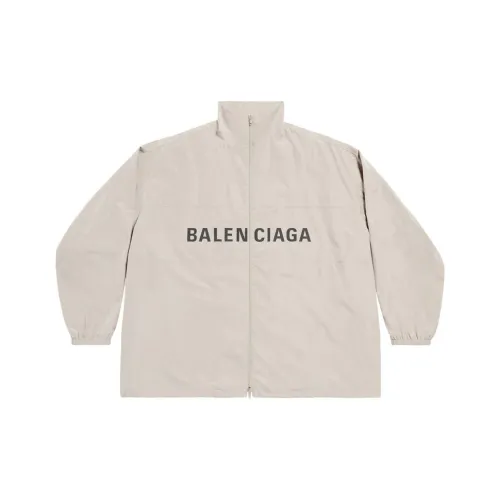 Balenciaga FW23 Куртки и Пальто Свободный крой Мужской Экрю