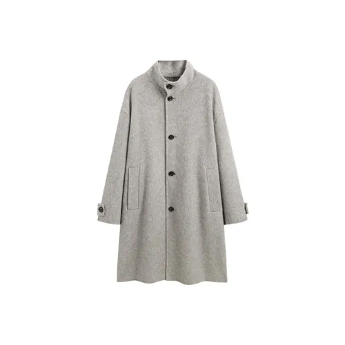 PEACEBIRD MEN Серый 1 Мужское Пальто