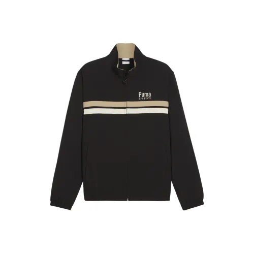 PUMA TEAM TRACK Куртка Куртки Пальто Унисекс Черный