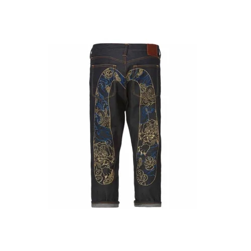 EVISU Джинсовый Синий Мужские Джинсы