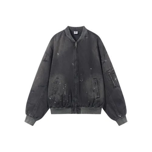 BLINDNOPLAN AW24 Куртки и Пальто Унисекс Черный Серый