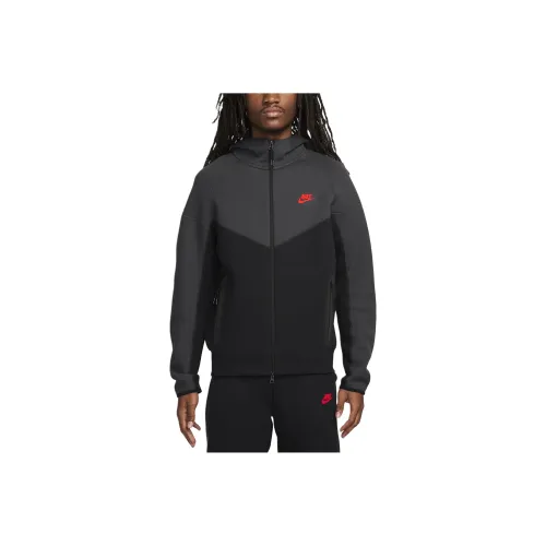 nike Full Zip Hoodie Куртки и пальто Мужской Черный