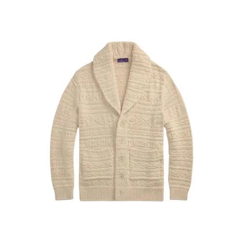 Ralph Lauren Purple Label SS25 Свитер Мужской Светлый Бежевый