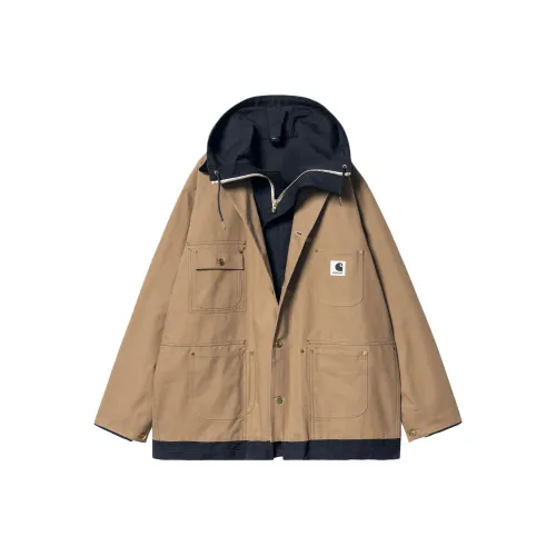 sacai Carhartt WIP Collaboration Co Branded SS24 Хаки Унисекс Куртки