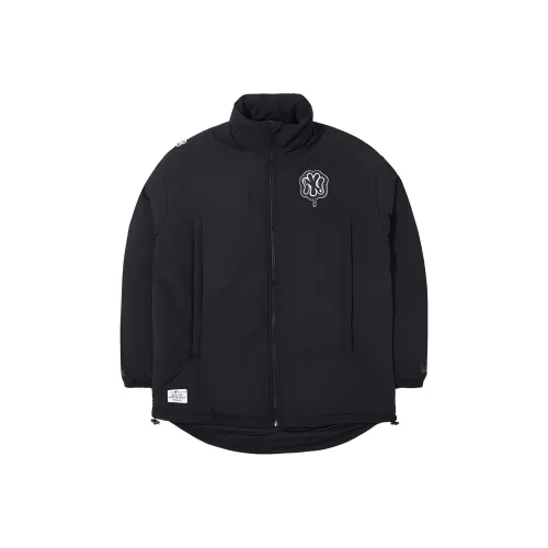 New Era Хлопковый пуховик Унисекс Черный