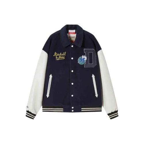 MITCHELL NESS X NBA Dallas Mavericks SS25 Куртки и Пальто Унисекс Темно-синий