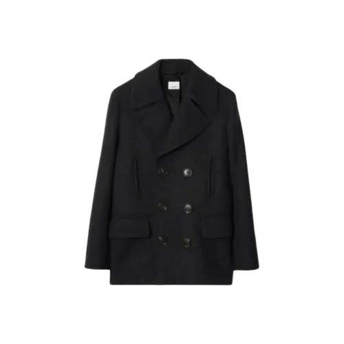 Burberry Пальто Мужское Угольный Серый