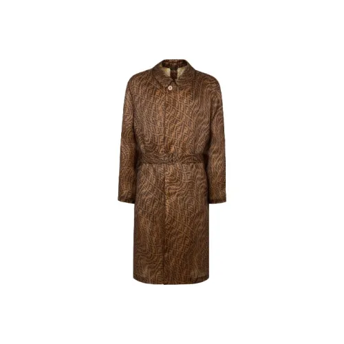 Fendi Коричневый Мужской Тренч