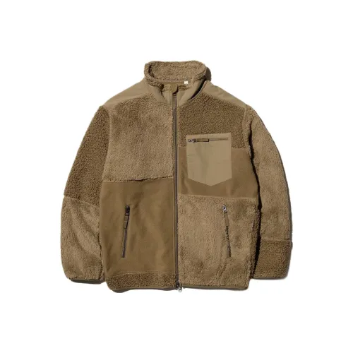 UNIQLO x Engineered Garments Engineered Garments Collaboration Куртки Пальто Унисекс Бежевый