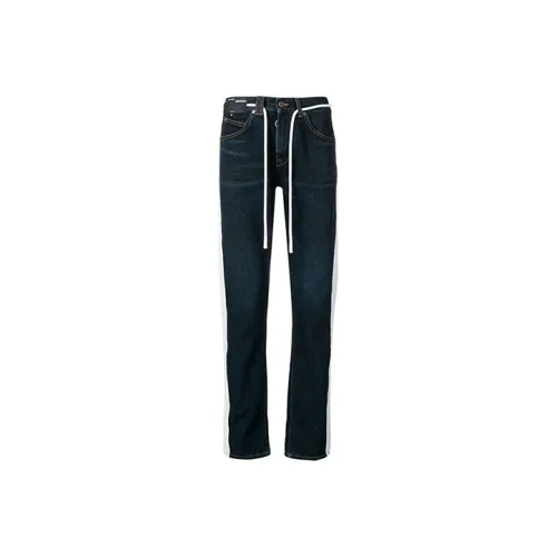 Off Белый SS19 Мужские Джинсы