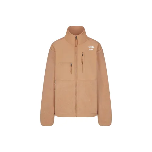 The North Face x SKIMS 1995 Collection DENALI FW24 Ретро Куртки Пальто Унисекс Охра