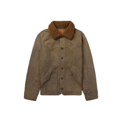 Double RL Куртки и Пальто Мужской Коричневый