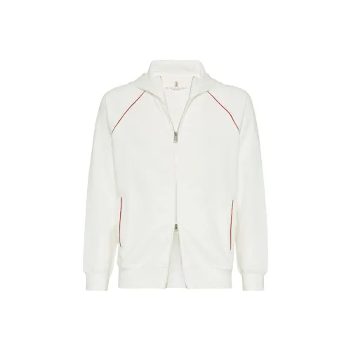BRUNELLO CUCINELLI FW24 Куртки и Пальто Мужской Белый