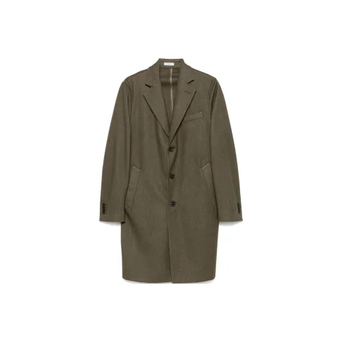 Boglioli Зеленое Мужское Пальто