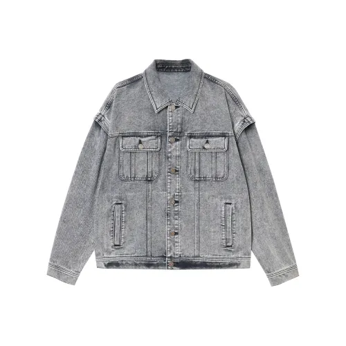 JACK&JONES C43 Светлый Джинсовый Серый Мужская Куртка