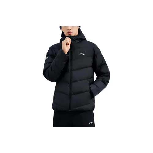 Флисовая подкладка серии Fondue Down пуховик мужской черный