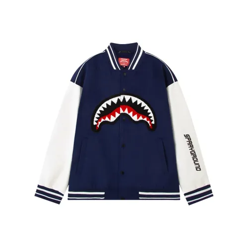 SPRAYGROUND Осенний Зимний SG Shark Бейсбольная Куртка Пальто Куртка Унисекс