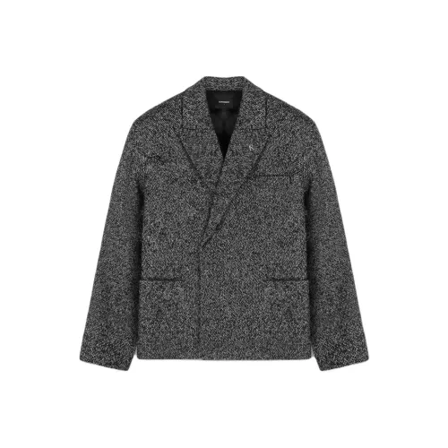 REPRESENT Двойной пиджак с застежкой-молнией Куртки и пальто Мужской Серый