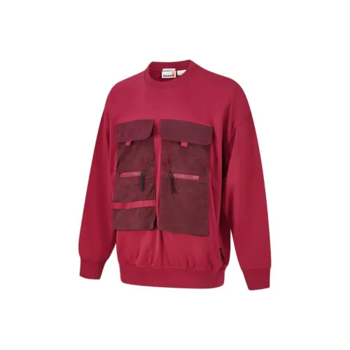 Timberland MEDIA UTILITY Свитшот с круглым вырезом Унисекс Красный