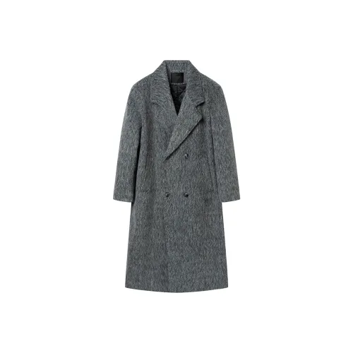 FRQ Туманный серый Унисекс Пальто
